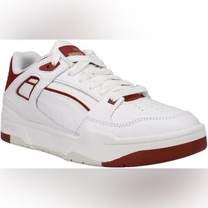 Puma lows Sz Various white & maroon